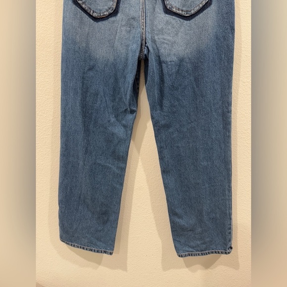 Cello Super High Rise Dad Denim Button Fly 100% Cotton Blue Jeans Size 11 - Picture 11 of 14
